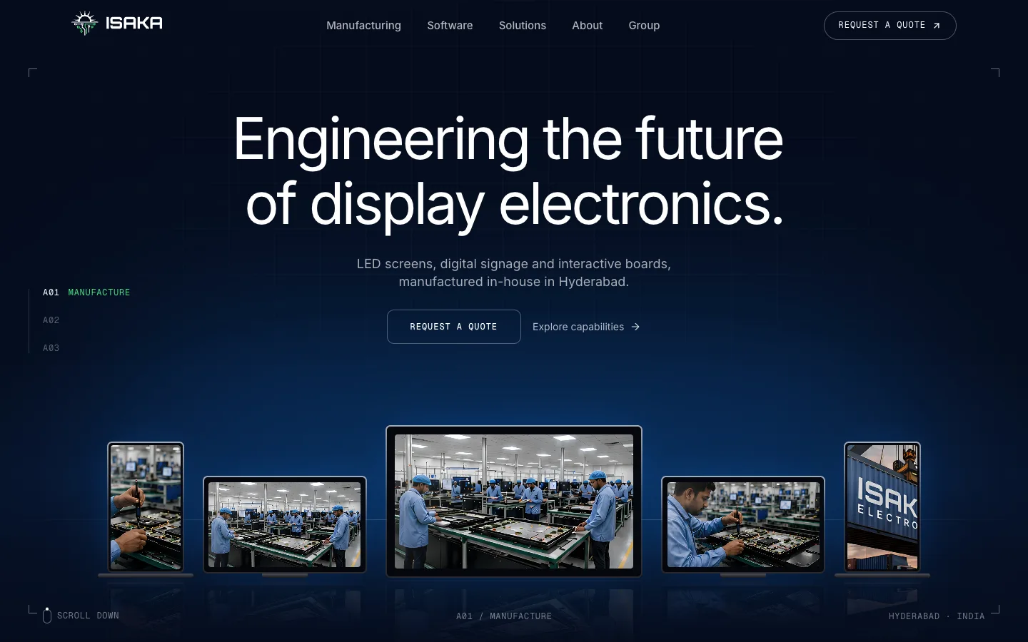 Isaka Group website screenshot