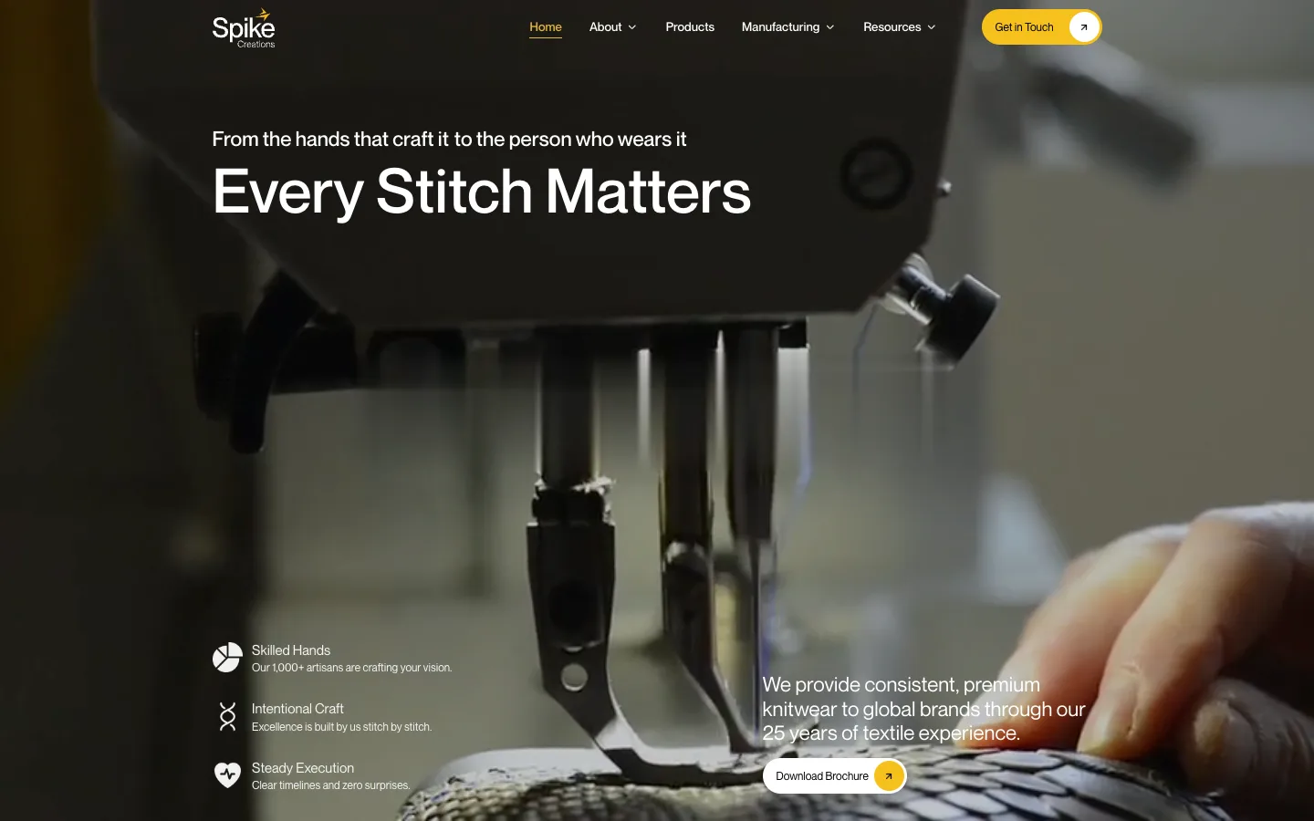 Spike Creations website screenshot